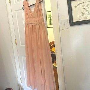 Used one time Lulus pink dress size L